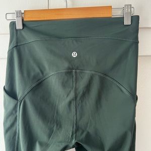 lululemon athletica Dark Green High-Rise Leggings